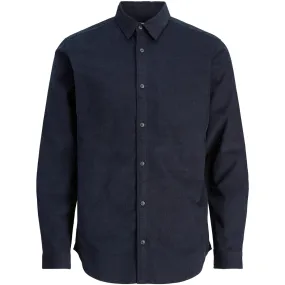 12236937 JJPLAIN CORDUROY SHIRT LS AW23 NAVY BLAZER