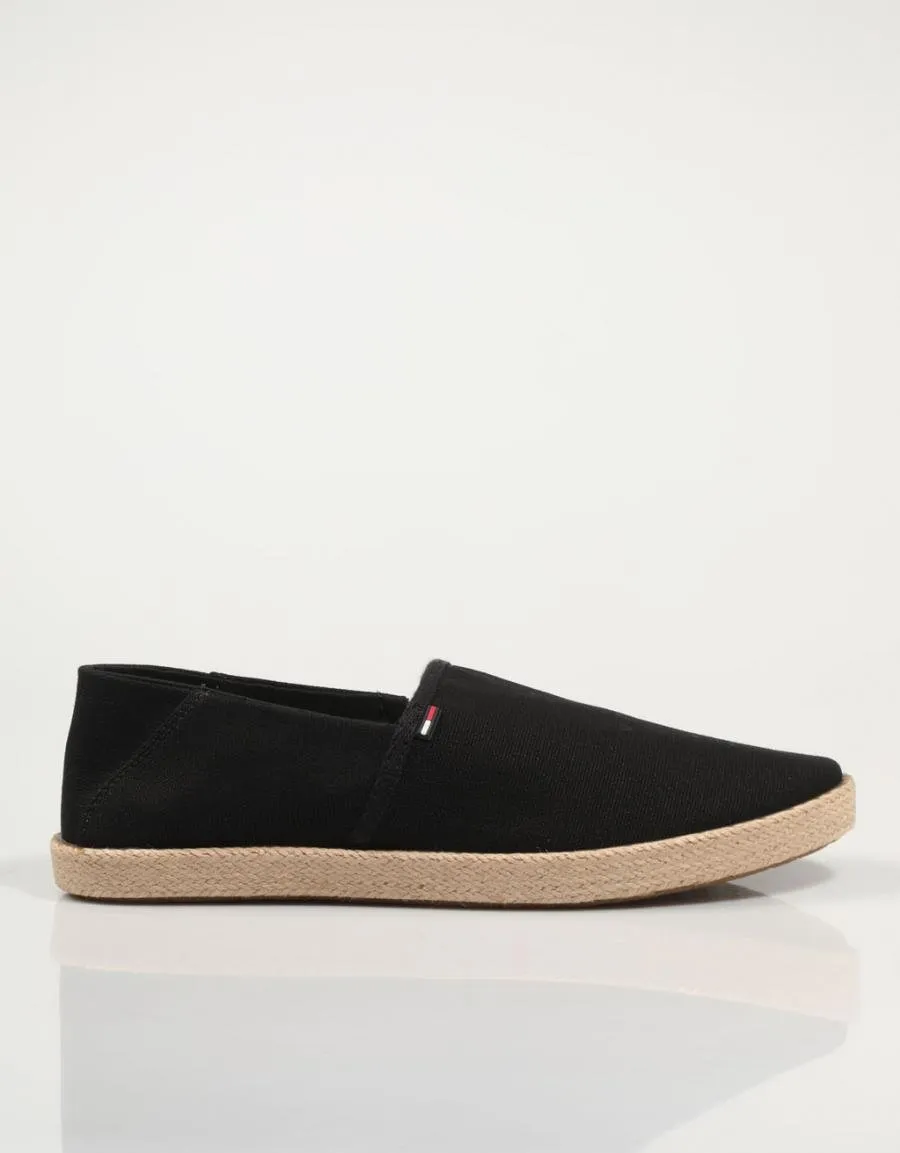  alparcatas TOMMY HILFIGER Tommy Jeans Essential Espadrille en Preto 78564