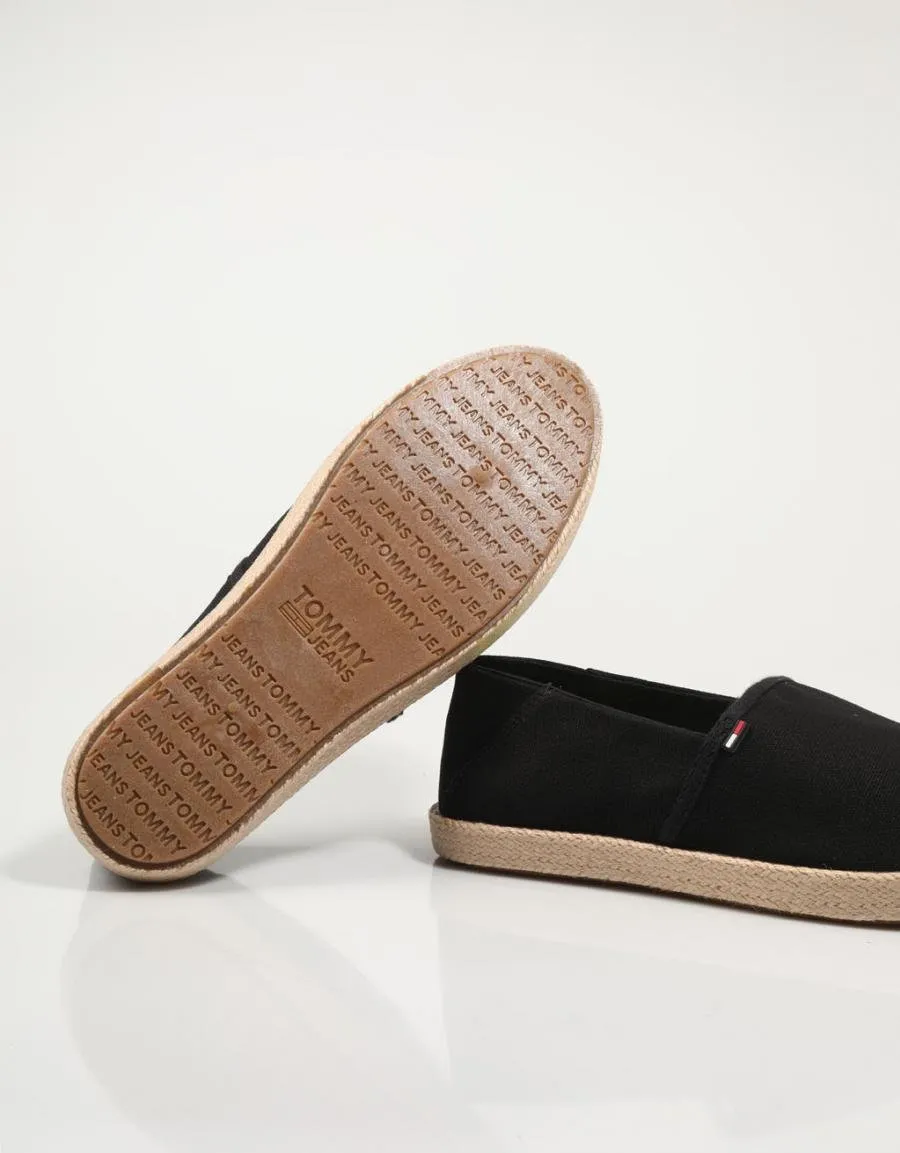  alparcatas TOMMY HILFIGER Tommy Jeans Essential Espadrille en Preto 78564