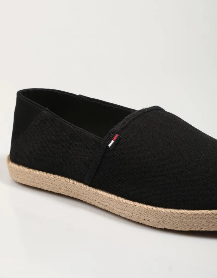  alparcatas TOMMY HILFIGER Tommy Jeans Essential Espadrille en Preto 78564