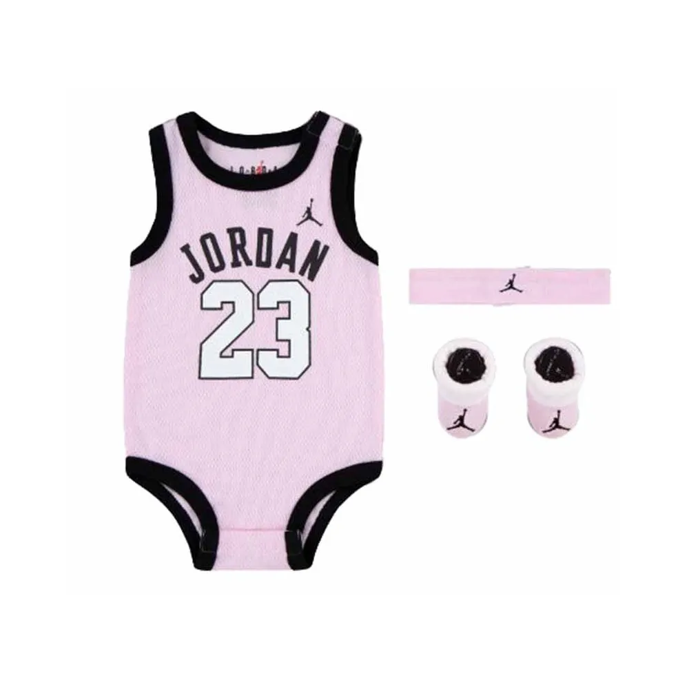 Baby Jordan Mesh Jersey Box Set Pink 3PC