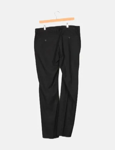 Benetton Pantalón negro básico