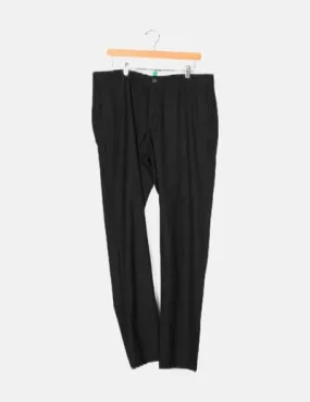 Benetton Pantalón negro básico