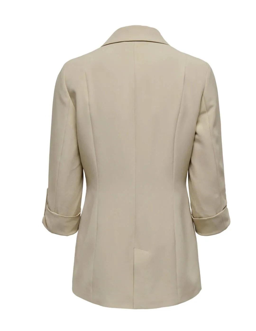 Blazer Only Kayle color beige mangas regulables de mujer