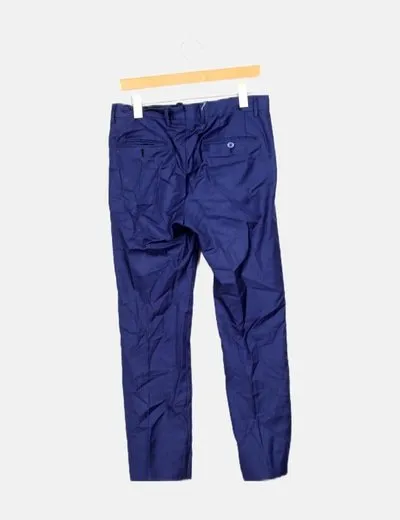 BOGGI MILANO Pantalón azul traje