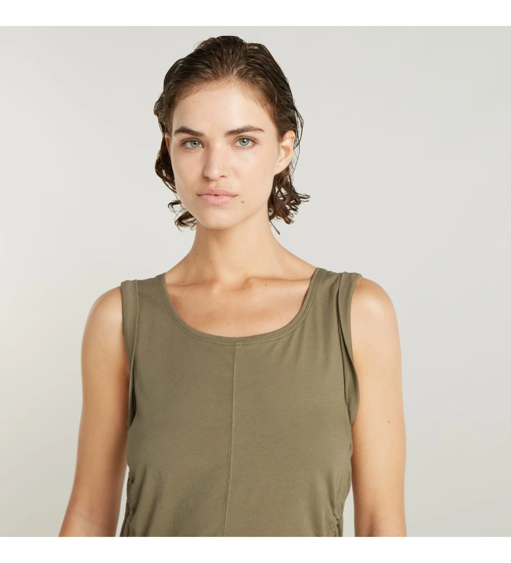 Camiseta Adjustable Tucked Sleeve verde