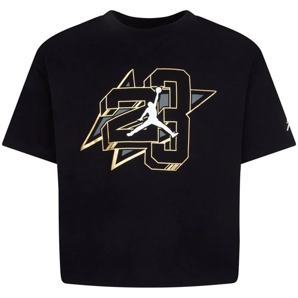 Camiseta Chica Jordan Jumpman Shine Black