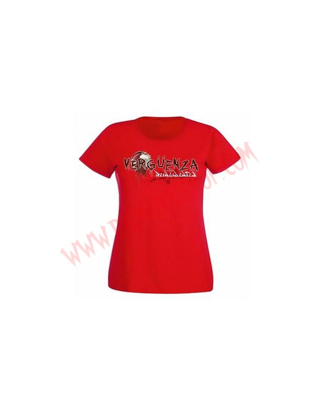 Camiseta Chica MC Reincidentes (Roja)