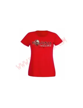 Camiseta Chica MC Reincidentes (Roja)