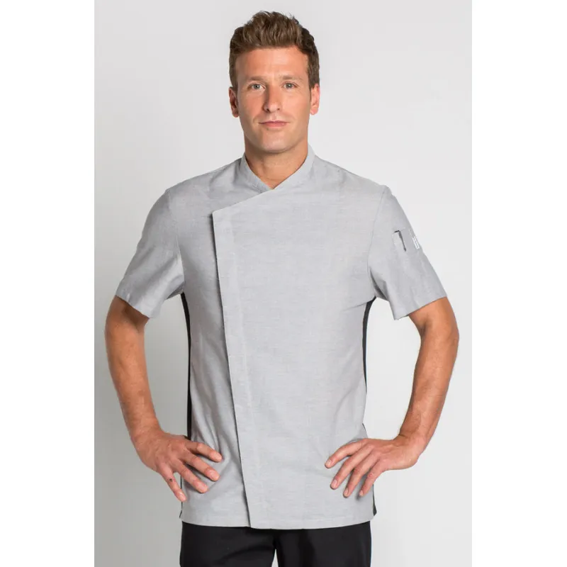 Chaqueta cocinero 'Cool Dry' gris DYNEKE 8524-844