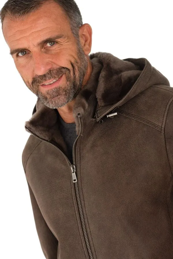 Chaqueta Hombre Levinsky Walt Nappa Lamb Brown