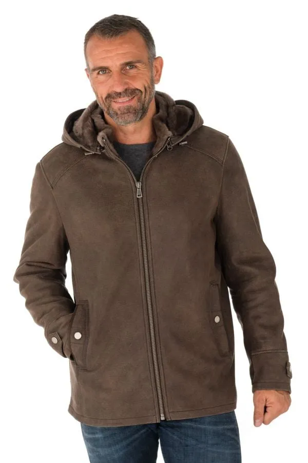 Chaqueta Hombre Levinsky Walt Nappa Lamb Brown