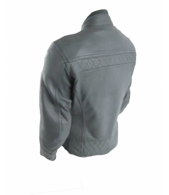 Chaqueta Piel mujer con refuerzos para moto biker armour ladies jacket 1163 Osx