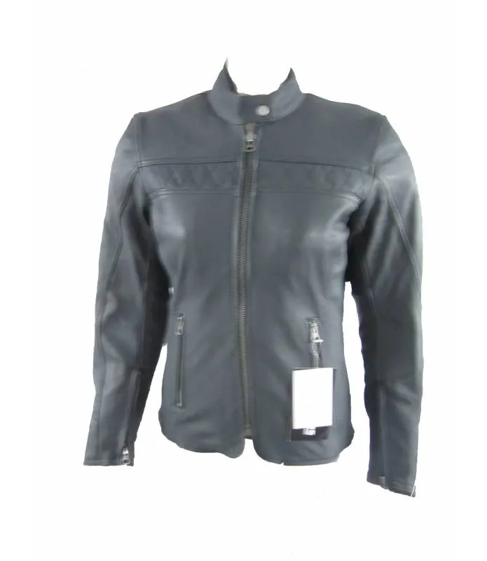 Chaqueta Piel mujer con refuerzos para moto biker armour ladies jacket 1163 Osx