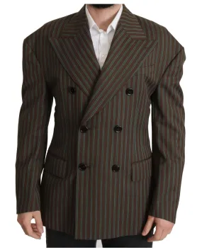 Dolce & Gabbana Striped Double Breasted Blazer