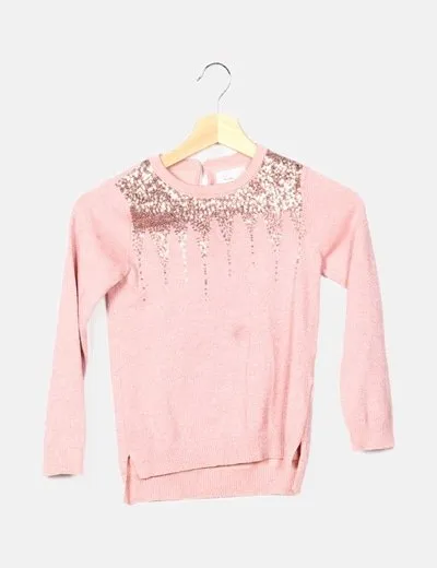 El Corte Inglés Jersey rosa paillettes