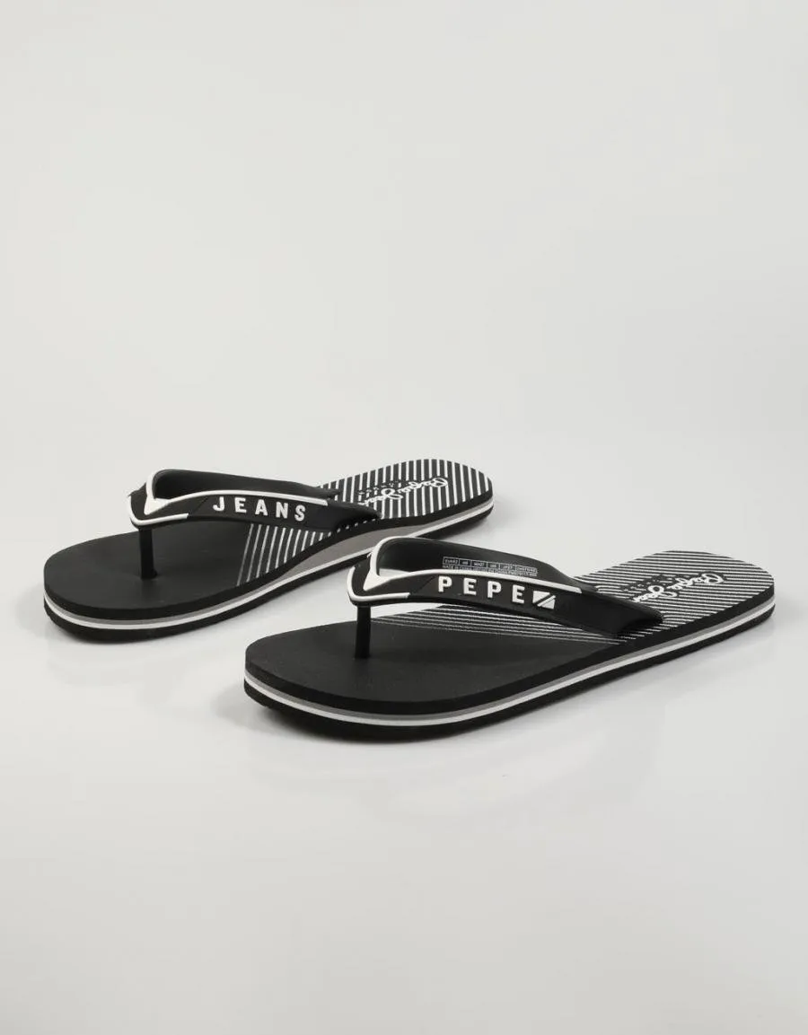  flip flops PEPE JEANS Brit Pepe Origins Pool en Black 78448