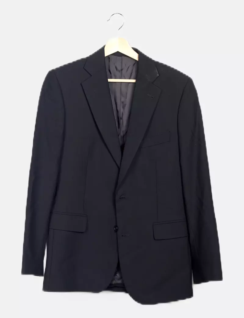 Grasil uomo Blazer negra de traje