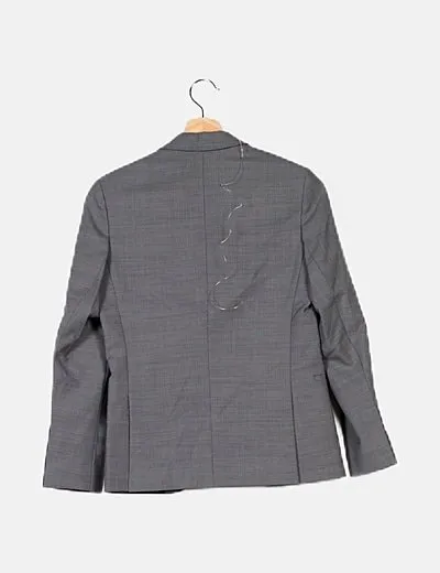 Jack & Jones Blazer gris jaspeada