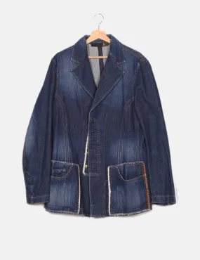 Just Cavalli Blazer denim azul marina