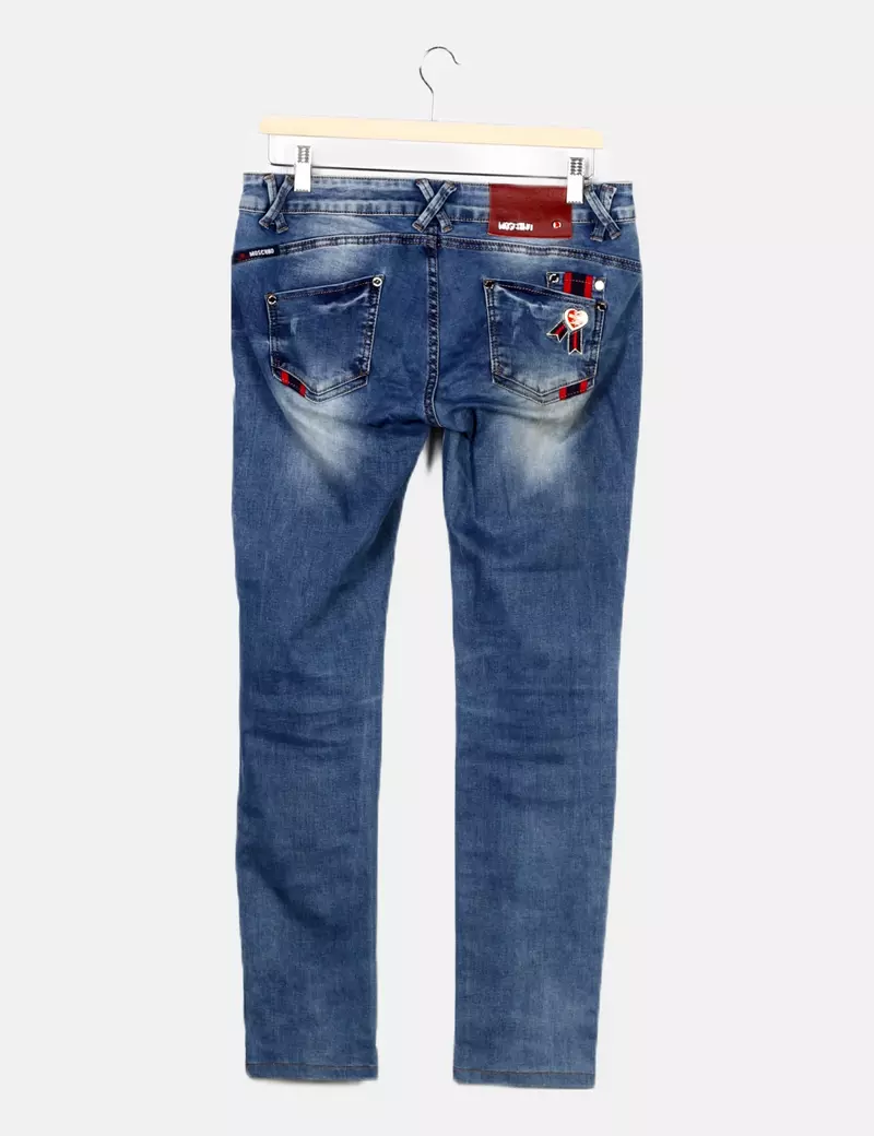 Moschino Pantalón denim básico