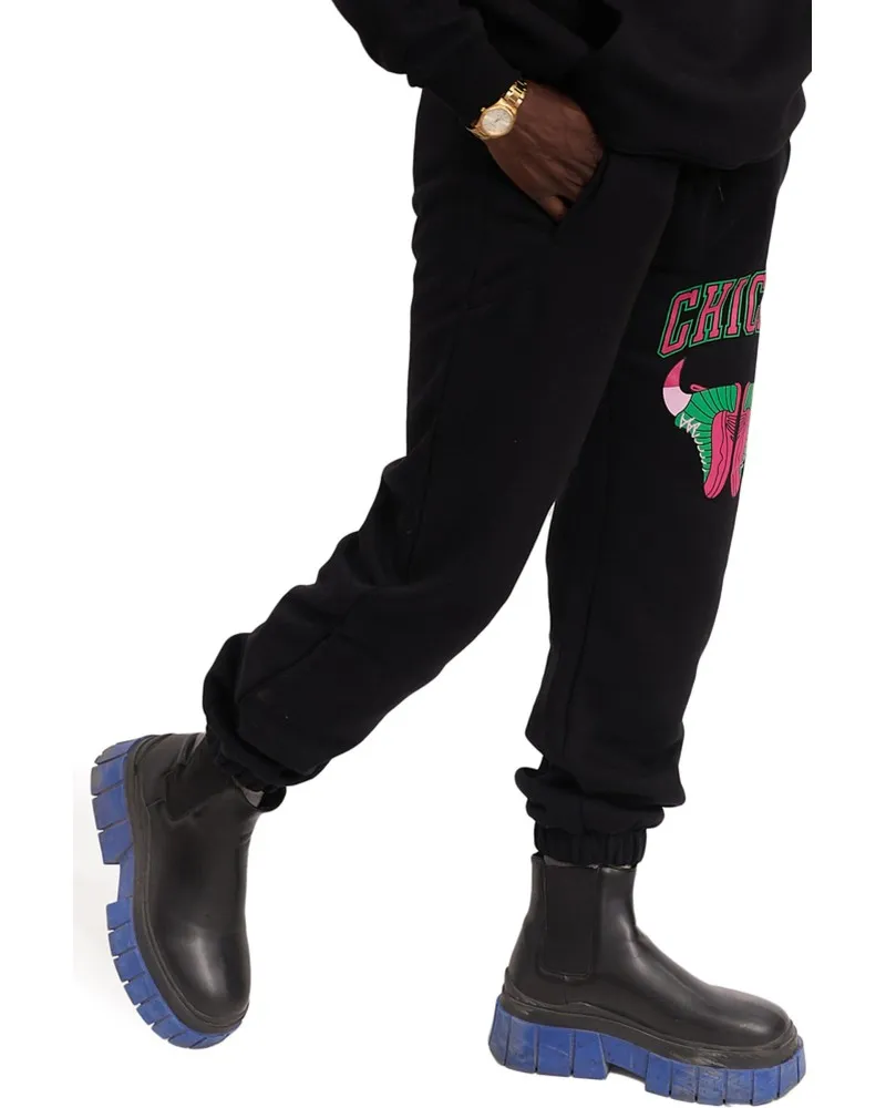 PANTALON AREA ZERO NEGRO CHICAGO SNEAKERS JOGGER