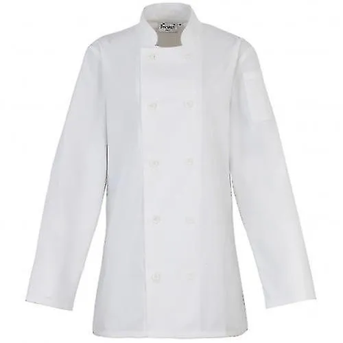 Premier Womens/Ladies Long Sleeve Chefs Jacket / Chefswear