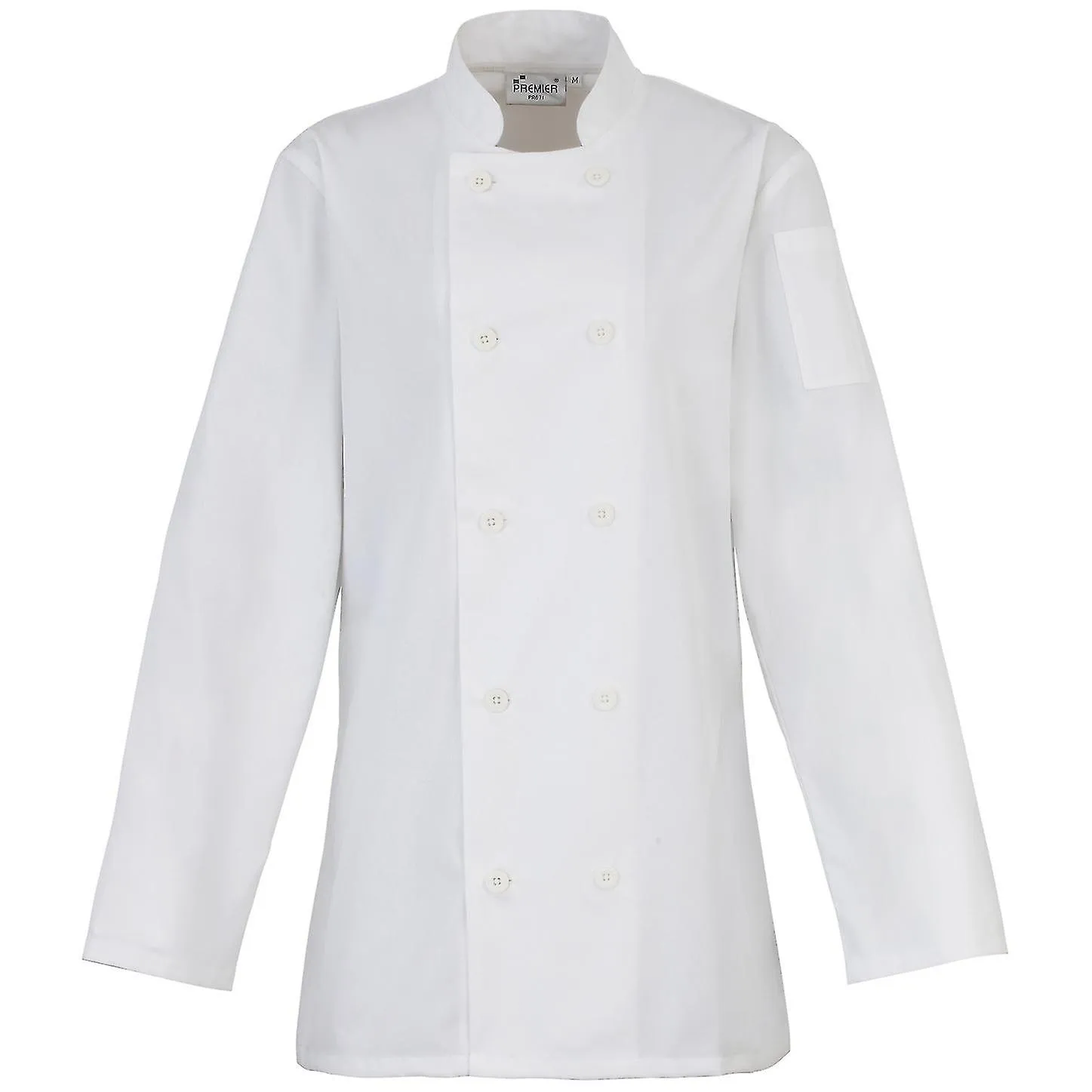 Premier Womens/Ladies Long Sleeve Chefs Jacket / Chefswear