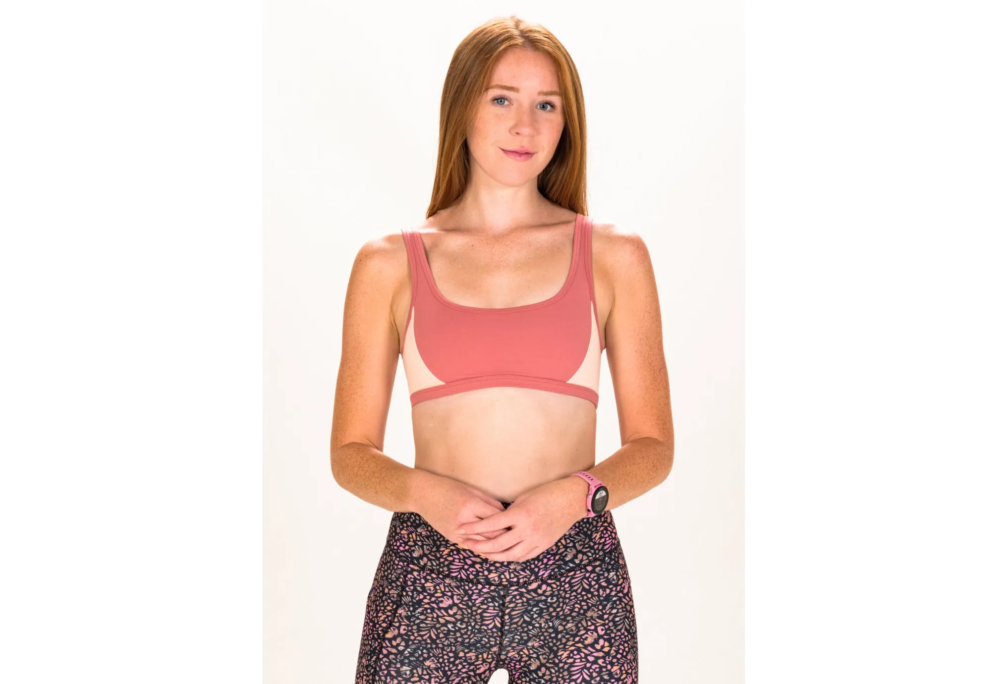 Roxy sujetador deportivo Heart Into It Colorblock