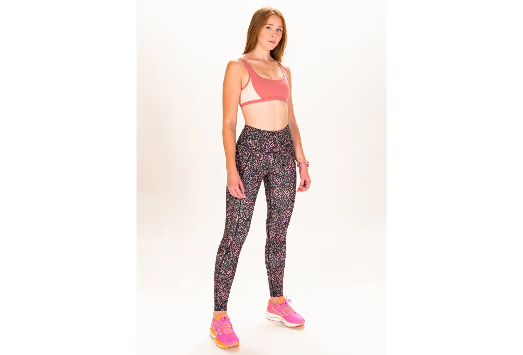 Roxy sujetador deportivo Heart Into It Colorblock