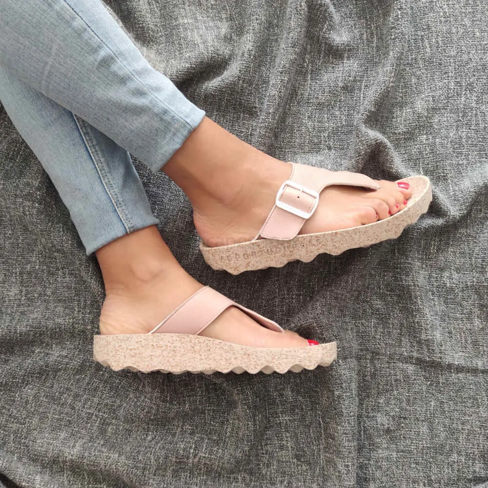 Sandalias ASPORTUGUESAS Fuse Corn Biofiber Sweetpink