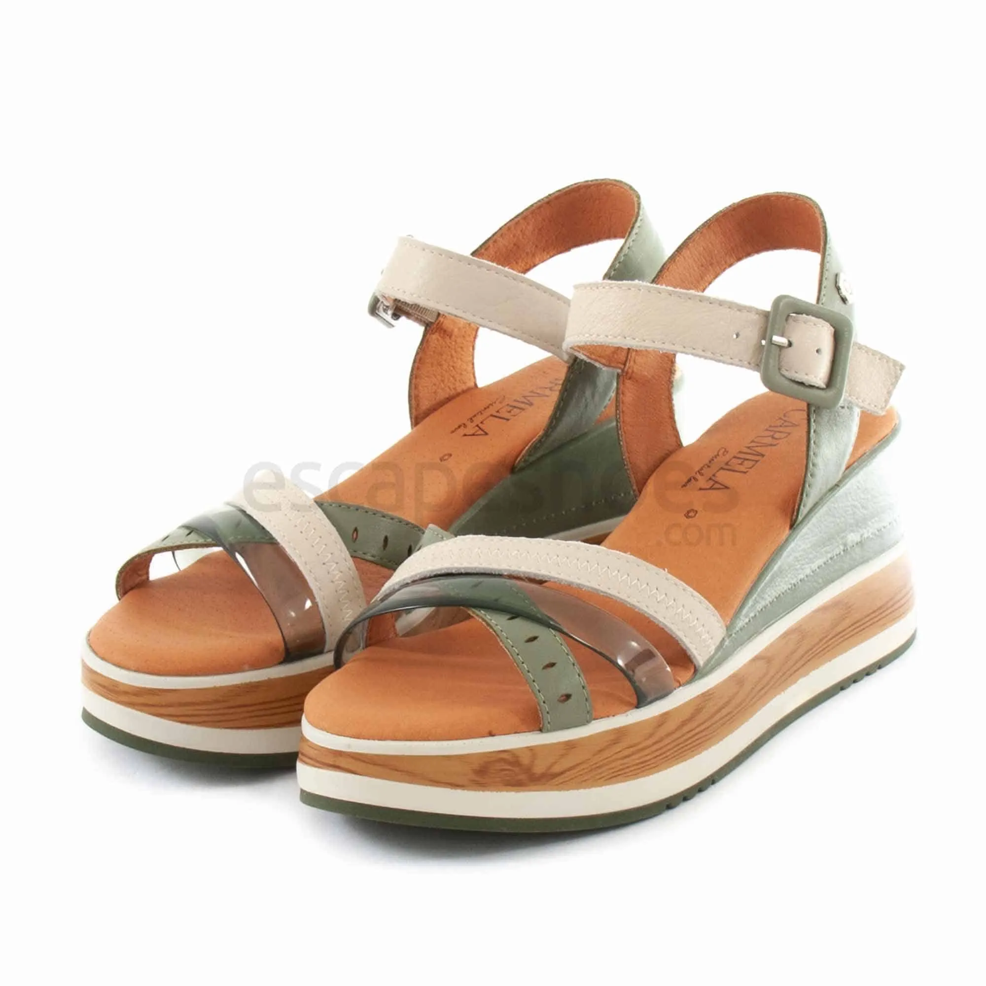 Sandalias CARMELA Pele Kaki 160574