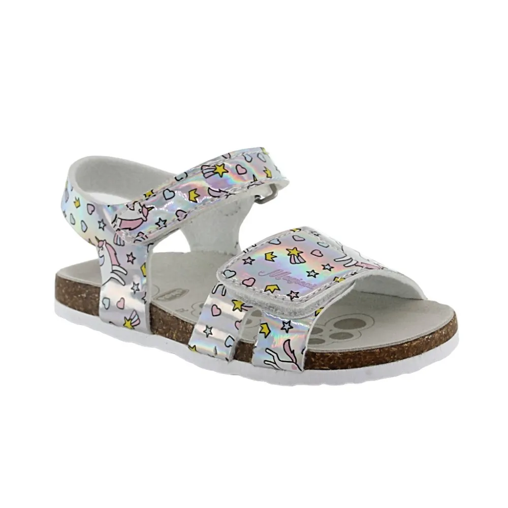 Sandalias Chicco Fleurette Unicornios Plata