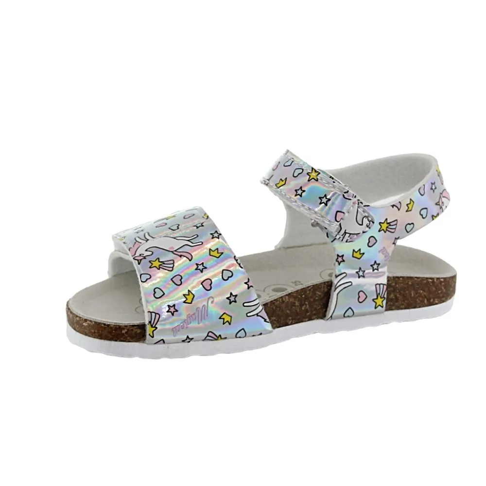 Sandalias Chicco Fleurette Unicornios Plata