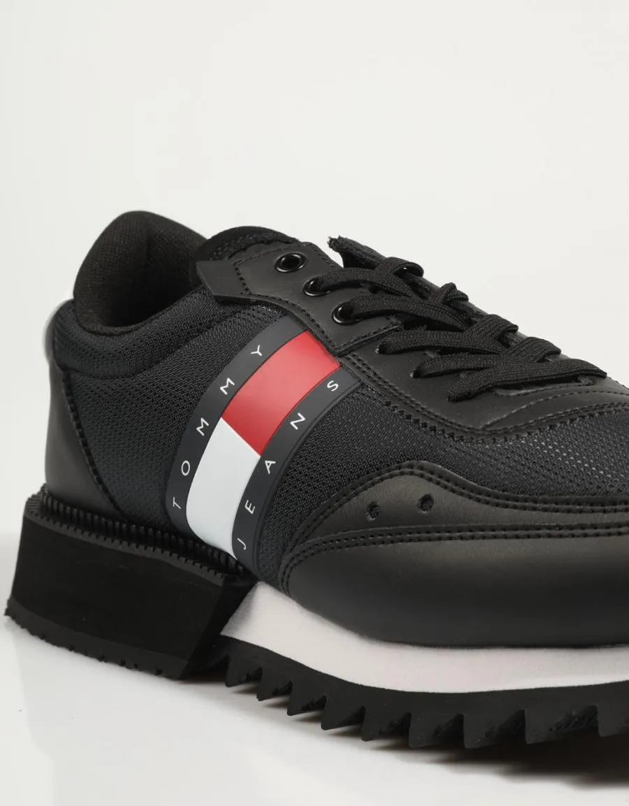  sapatilhas TOMMY HILFIGER Tommy Jeans Mens Track Cleat en Preto 79931