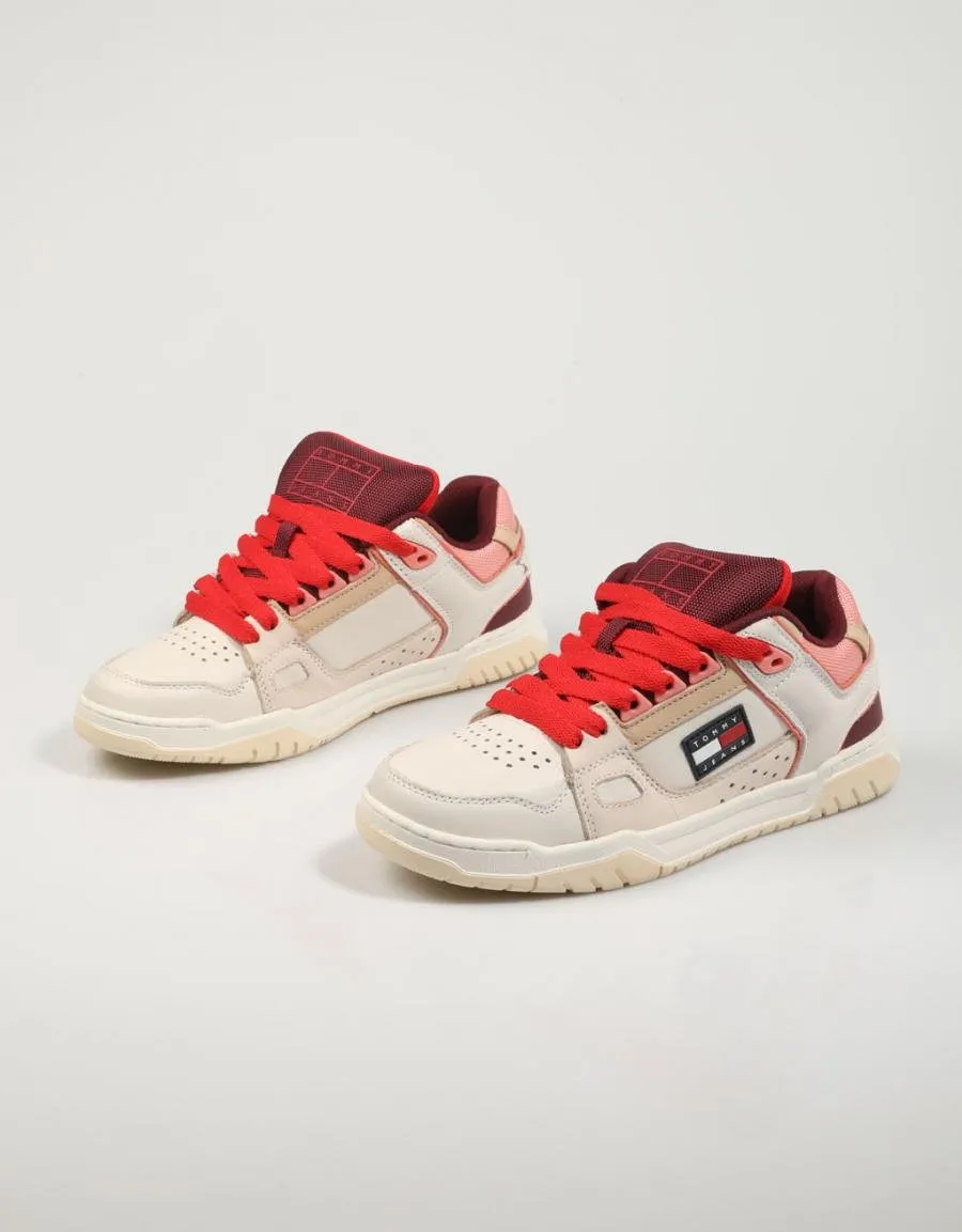  sapatilhas TOMMY HILFIGER Wmns Tommy Jeans Skate Sneaker en Bege 79943