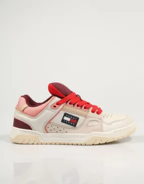  sapatilhas TOMMY HILFIGER Wmns Tommy Jeans Skate Sneaker en Bege 79943