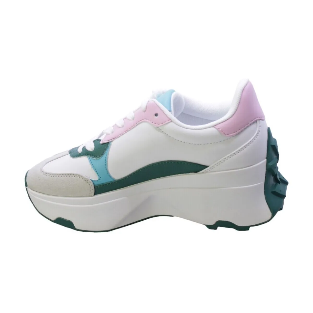 Sneakers Donna Bianco Multicolor Flpcb7-ele12