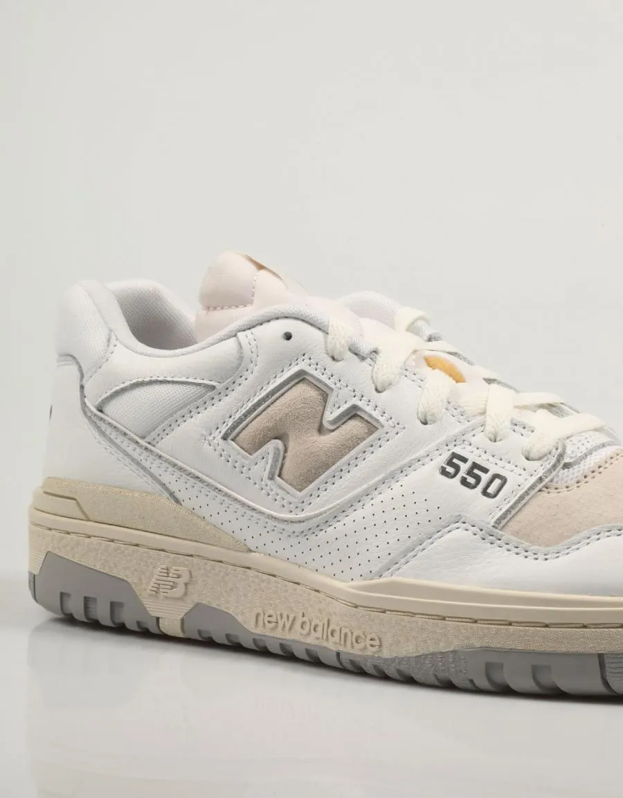  sneakers NEW BALANCE Bb550 PWG-WHITE/GREY 83405