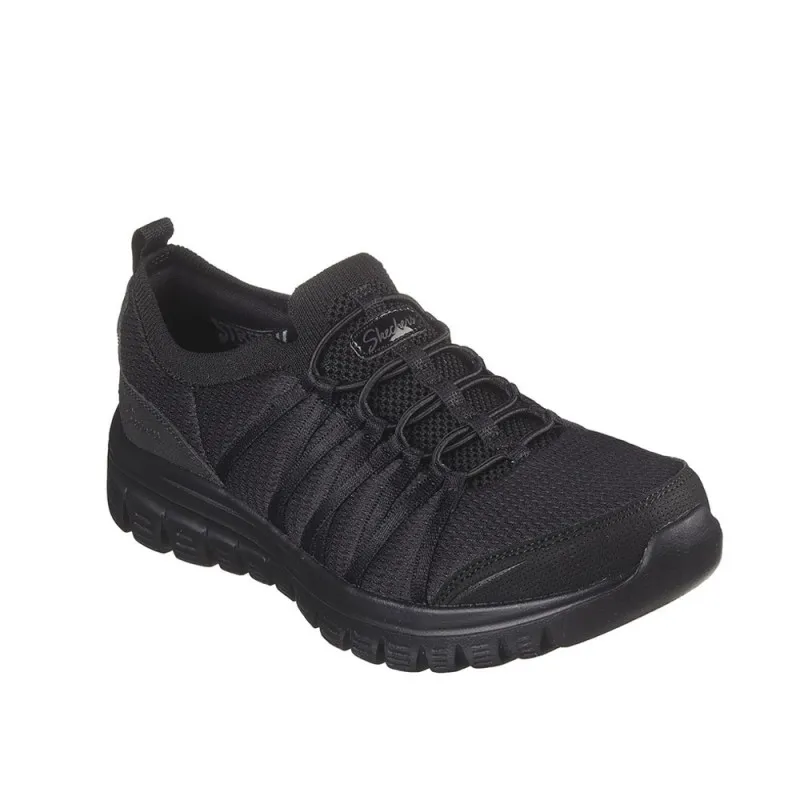 Sneakers Skechers Soft Soul Mujer Negro-negro