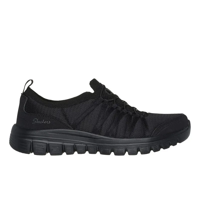 Sneakers Skechers Soft Soul Mujer Negro-negro