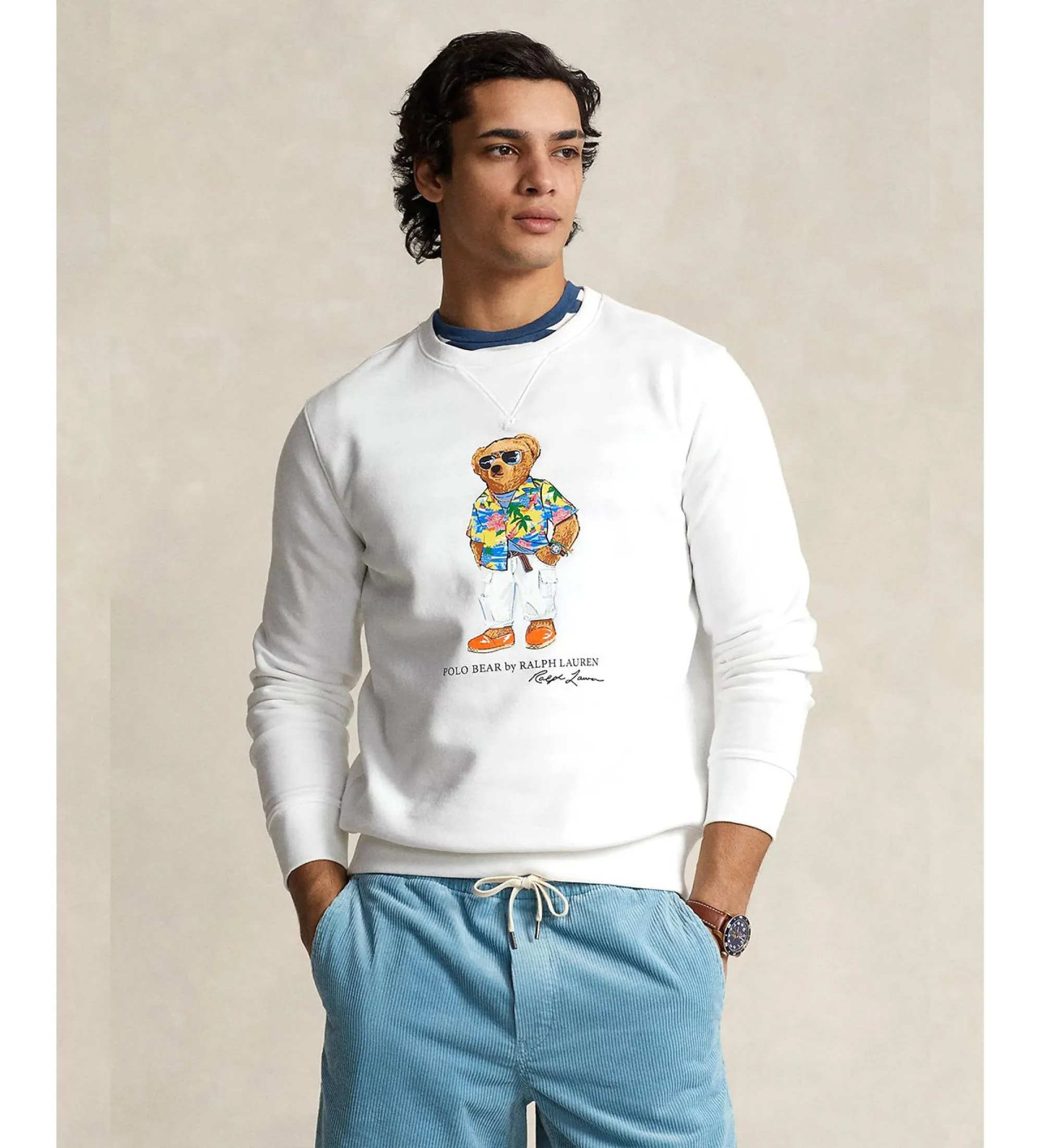 Sudadera Polo Bear blanco