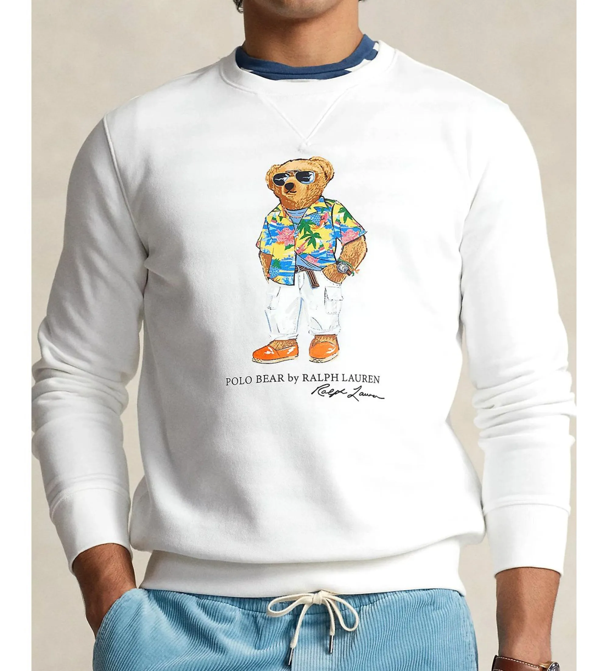 Sudadera Polo Bear blanco