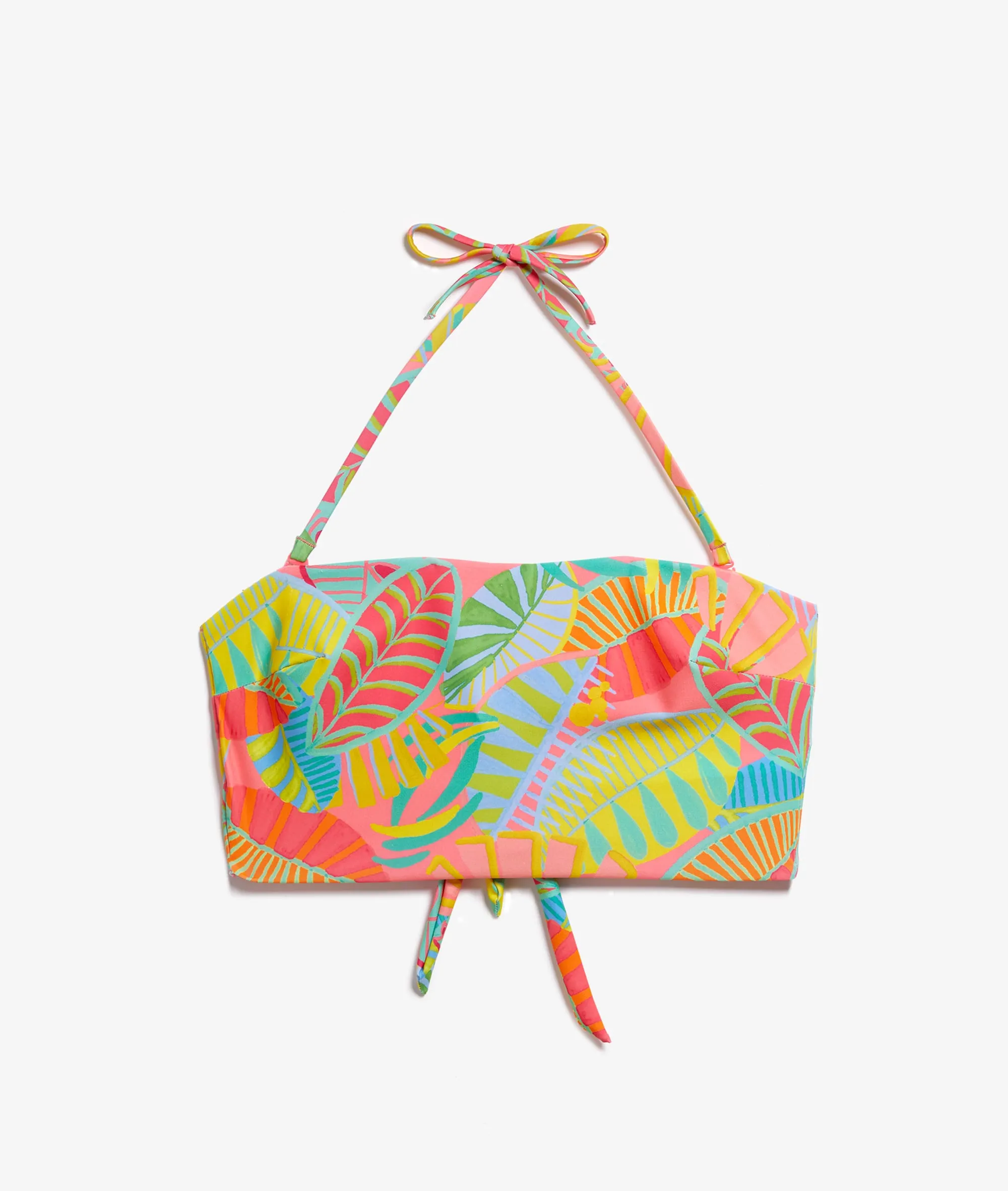 Sujetador bikini bandeau estampado tropical PEACHY MULTICOLORE - ETAM