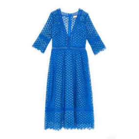 tresor by ottod'ame midi in macrame mujer vestido TA3795