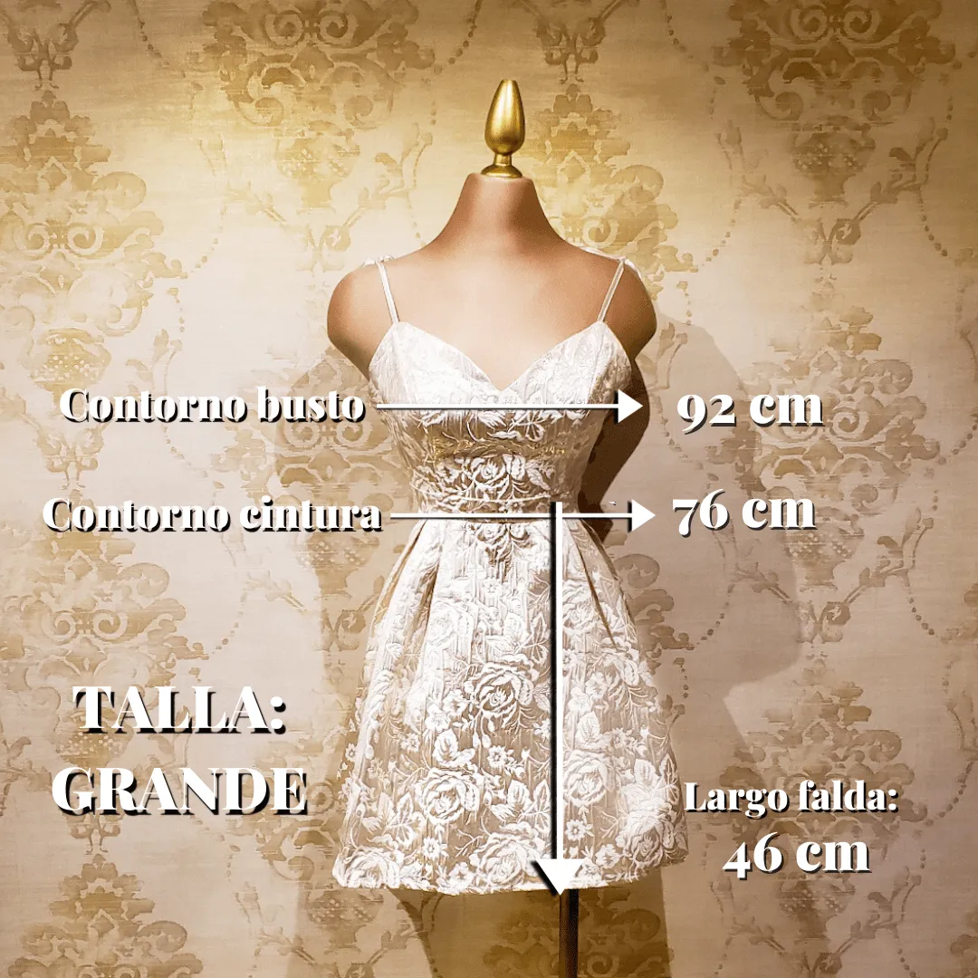 Vestido Blanco Corto Tirantes Civil