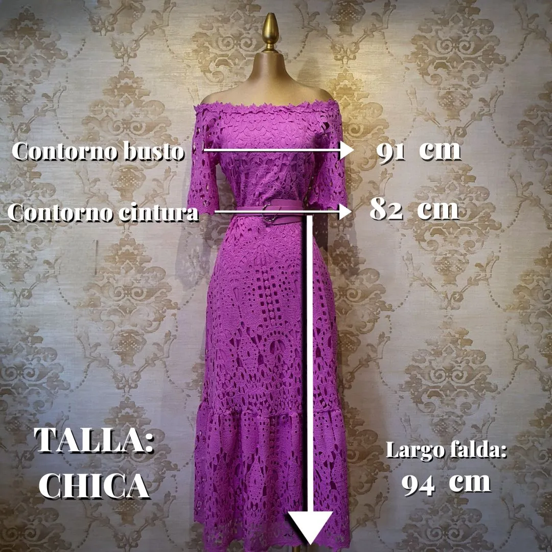 Vestido Corto Fiuxa Sin Hombros con Cinto