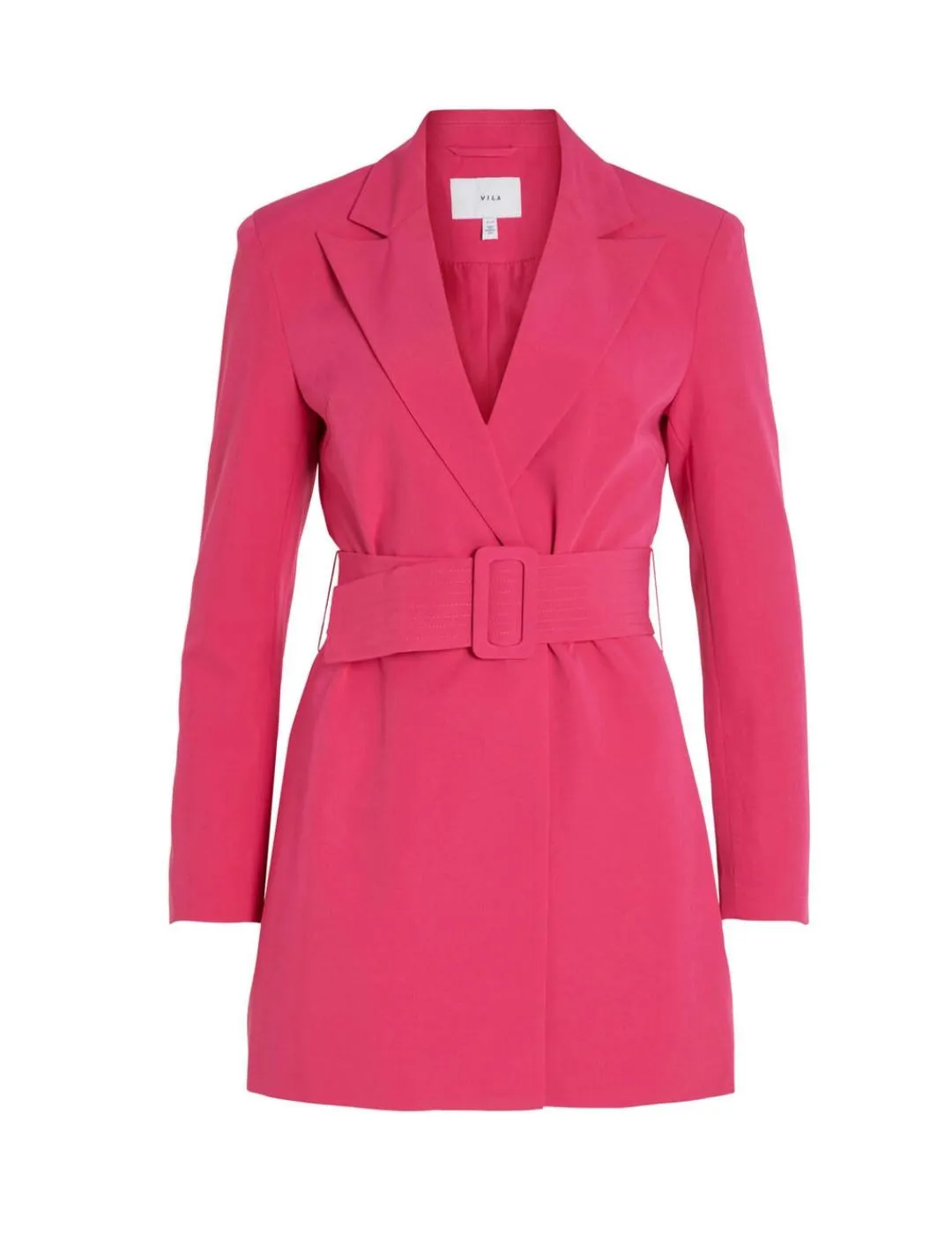 Vestido Vila Gery corto rosa tipo blazer para mujer