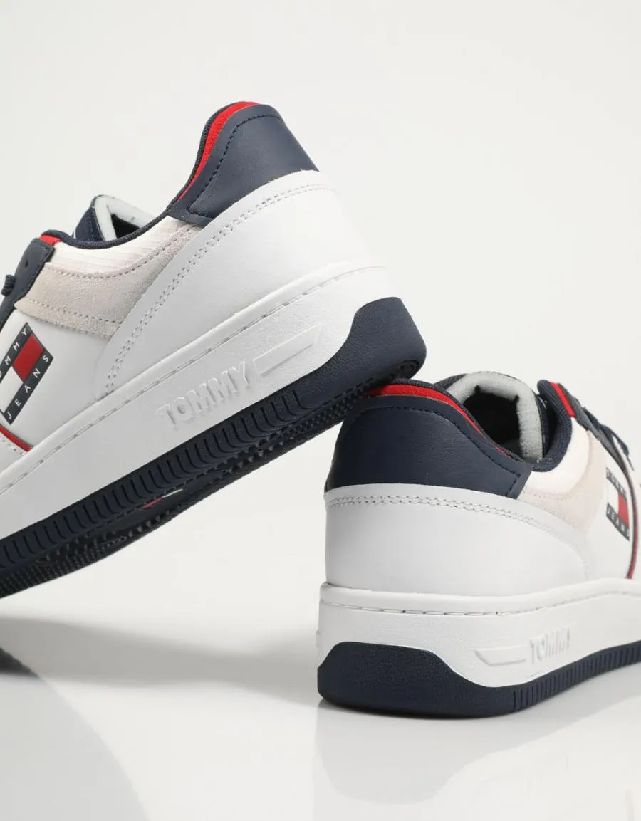  zapatillas TOMMY HILFIGER Tommy Jeans Deconstructed Basket en Blanco 78573