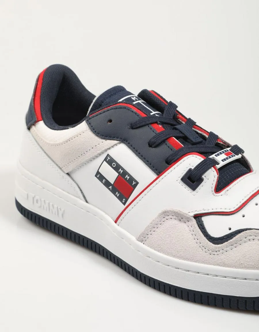  zapatillas TOMMY HILFIGER Tommy Jeans Deconstructed Basket en Blanco 78573